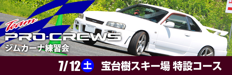 チームプロクルーズジムカーナ練習会