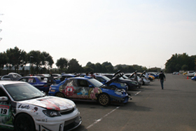 インプレッサ&ランエボサーキットミーティング2015